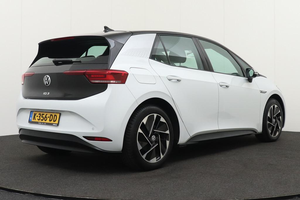 Volkswagen ID.3 First 58 kWh Adap.Cuise Stuur+Stoelverw. 18', Gebruikt, Zwart, ID.3, Wit