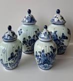 Delfsblauwe vazen (4 stuks) met deksel, Ophalen