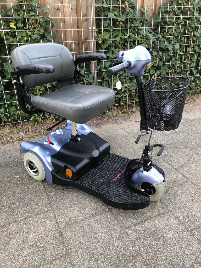 Opvouwbare inklapbare scootmobiel demontabel met 3wiel, 10 km/u of minder, Ophalen of Verzenden, Zo goed als nieuw, Mango