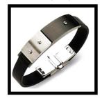Nieuw! BREIL armband  Staal/Rubber, Ophalen of Verzenden, Nieuw, Staal