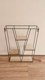 Wandkastje met houten planken - Ideaal voor accessoires, Ophalen, Zo goed als nieuw