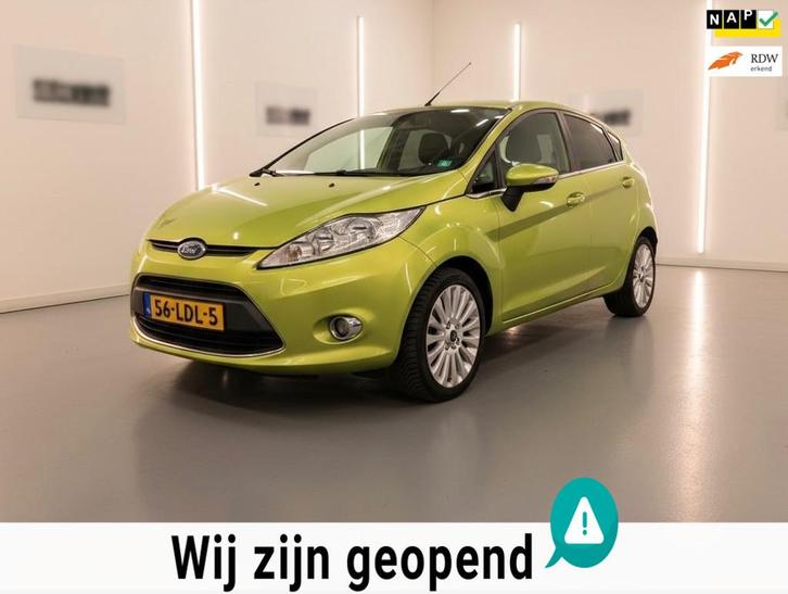 Ford Fiesta 1.25 Titanium-airco-elek ramen-distributie verva, Auto's, Ford, Bedrijf, Te koop, Fiësta, ABS, Airbags, Airconditioning