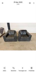 Gratis twee ruime stoelen van een bankstel, Huis en Inrichting, Banken | Bankstellen, Ophalen, Gebruikt, 75 tot 100 cm