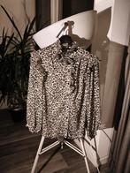 Zara Luipaardprint Blouse met Ruches - Maat S, Overige kleuren, Zara, Ophalen of Verzenden, Zo goed als nieuw