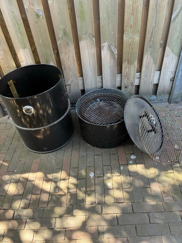 Rookton Smoker / BBQ, Tuin en Terras, Houtskoolbarbecues, Ophalen of Verzenden, Gebruikt