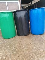 Vat Drum 200 liter, 150 liter of meer, Ophalen, Gebruikt, Kunststof