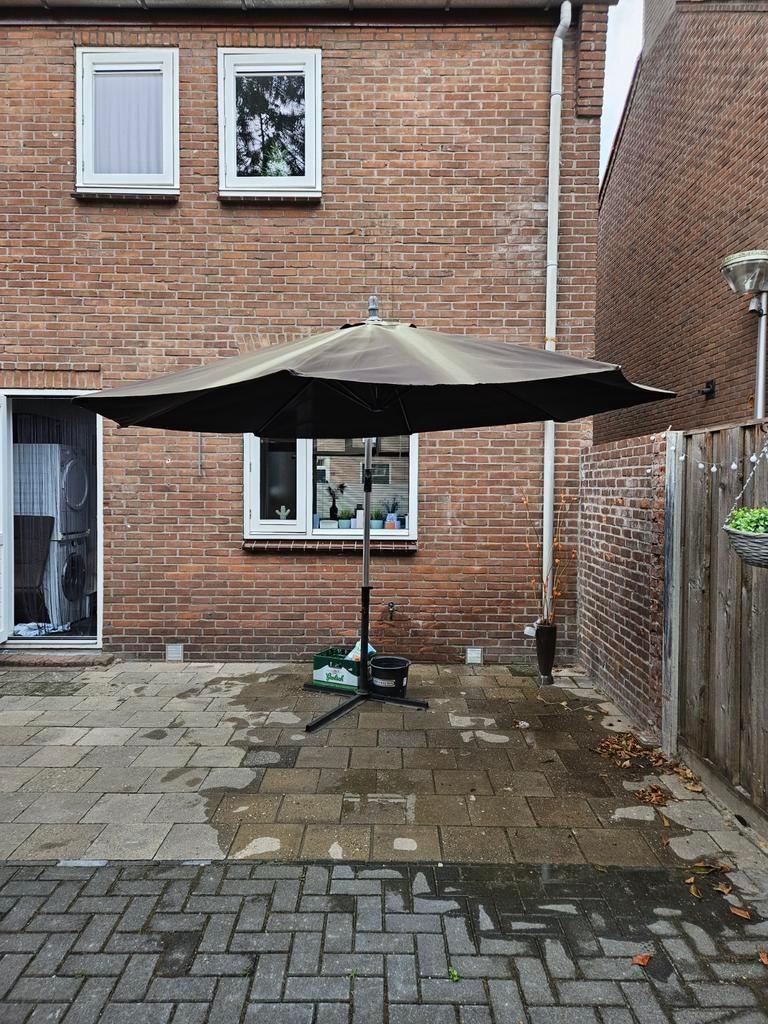 zweefparasol uitklapbaar, Ophalen, Gebruikt, Zweefparasol
