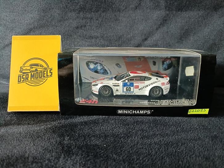Aston Martin V8 GT4 #60, Hobby en Vrije tijd, Modelauto's | 1:43, Nieuw, Auto, MiniChamps, Ophalen of Verzenden