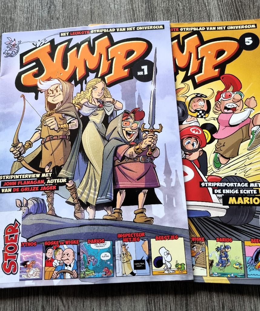 Jump 1 en 5, Meerdere stripboeken, Ophalen of Verzenden, Zo goed als nieuw