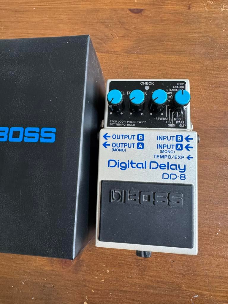 Boss DD-8 Digital Delay Pedaal - Zo goed als nieuw, Muziek en Instrumenten, Effecten, Ophalen of Verzenden, Zo goed als nieuw