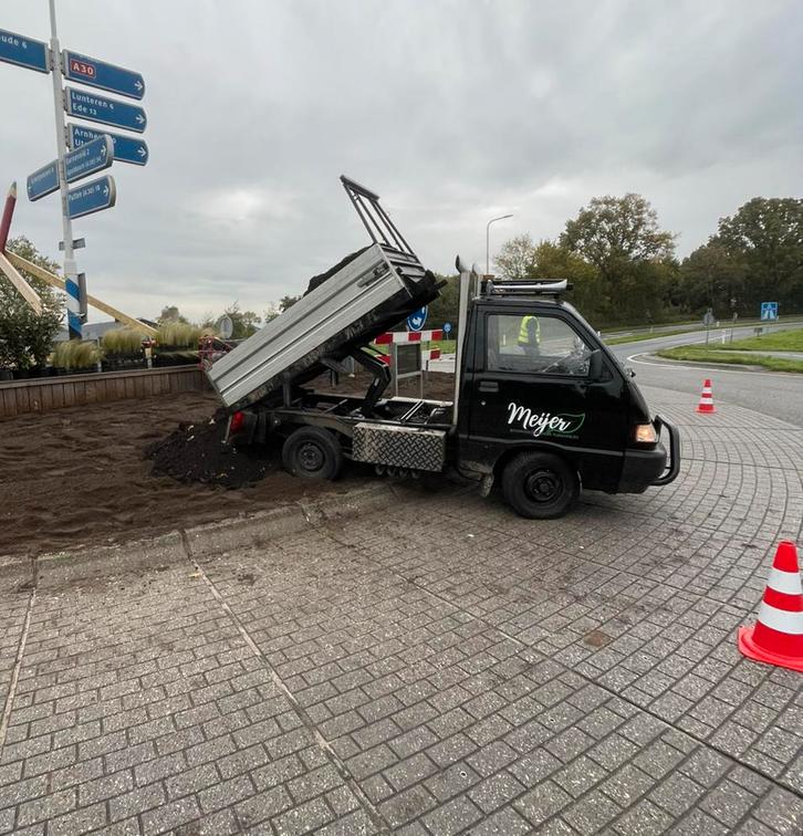 Piaggio porter kieper MMBS project, Auto's, Bestelauto's, Particulier, Piaggio, Diesel, Euro 2, Handgeschakeld, Zwart, Bruin, Leder