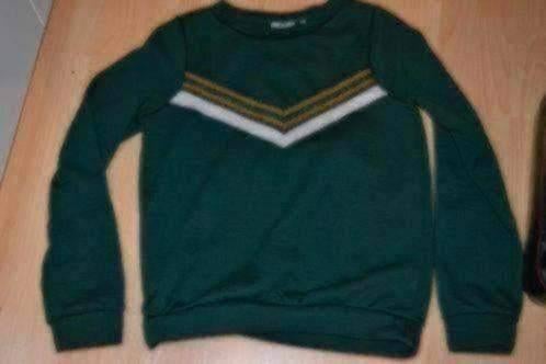 176 groene trui, Kinderen en Baby's, Kinderkleding | Maat 176, Verzenden, Zo goed als nieuw, Meisje, Trui of Vest