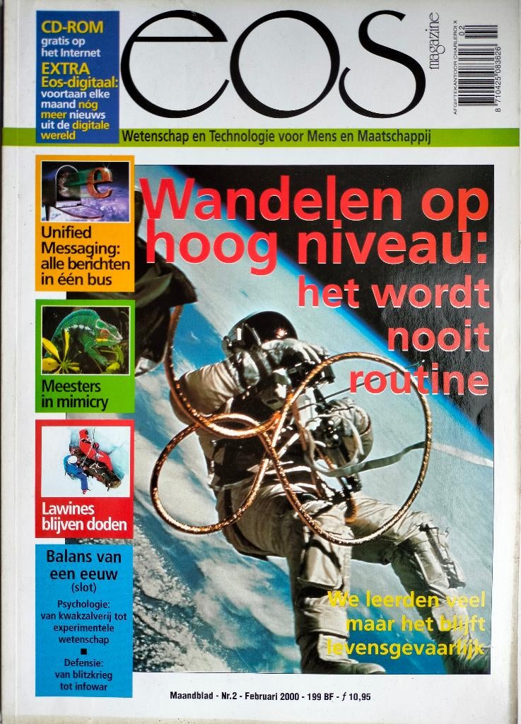 Maandblad EOS 2000 (drie stuks totaal), Boeken, Tijdschriften en Kranten, Verzenden, Gelezen, Wetenschap en Natuur