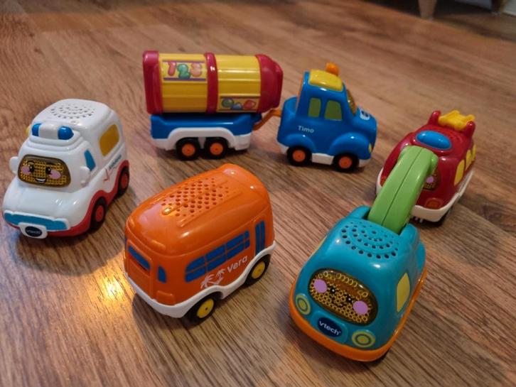 VTech Toet Toet Auto's set - 6 voertuigen, Kinderen en Baby's, Speelgoed | Vtech, Gebruikt, 6 maanden tot 2 jaar, Ophalen