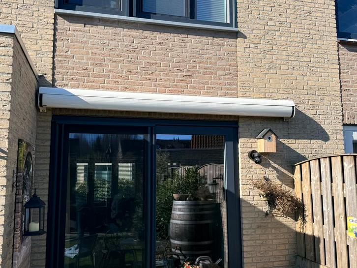 Elektrisch zonnescherm Verano 3 x 2,5m, Tuin en Terras, Zonneschermen, Gebruikt, Knikarmscherm, 150 tot 300 cm, 250 cm tot 450 cm