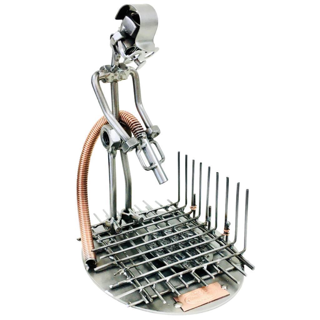 Betonstorter beeldje - bouwvakker, beton, timmerman, hinz, Verzamelen, Beelden en Beeldjes, Ophalen of Verzenden