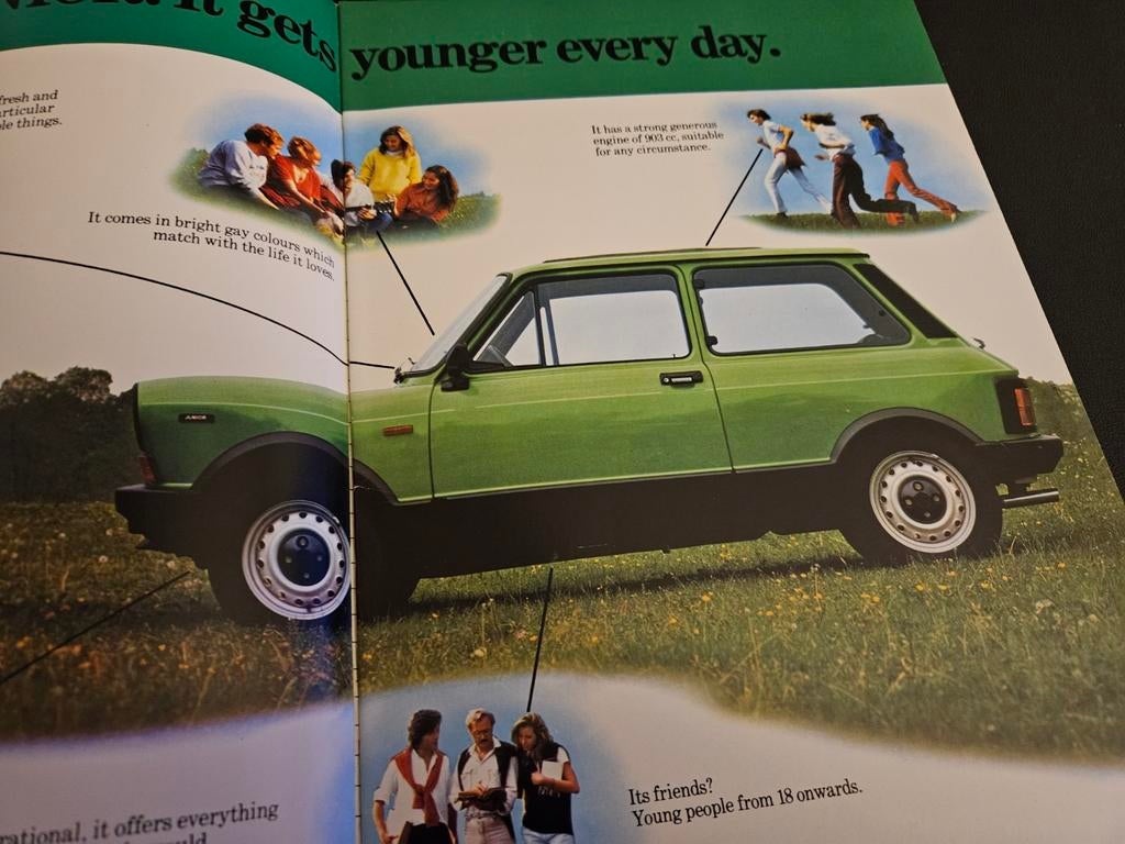 Brochure Autobianchi A112 Junior, Ophalen of Verzenden, Zo goed als nieuw, Overige merken