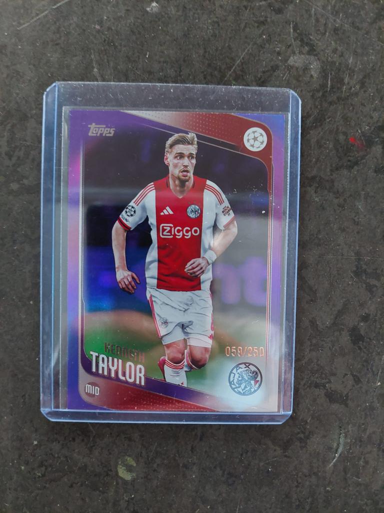 Kenneth Taylor /250 Ajax Topps Champions League, Ophalen of Verzenden, Zo goed als nieuw, Plaatje