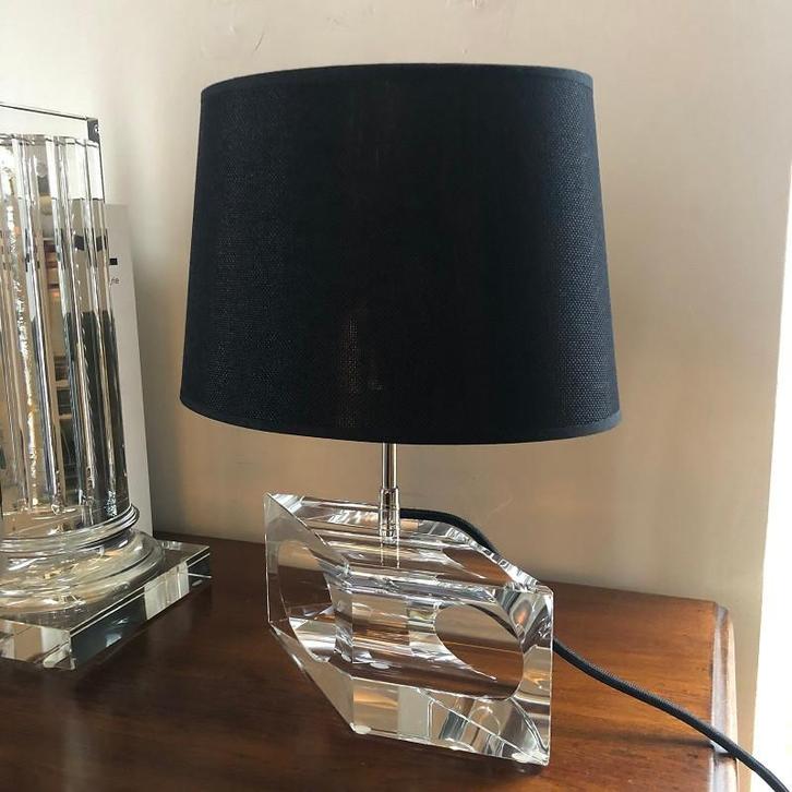 Mooie Kristallen lamp tafellamp van Eichholtz, Huis en Inrichting, Lampen | Tafellampen, Nieuw, Minder dan 50 cm, Glas, Ophalen of Verzenden