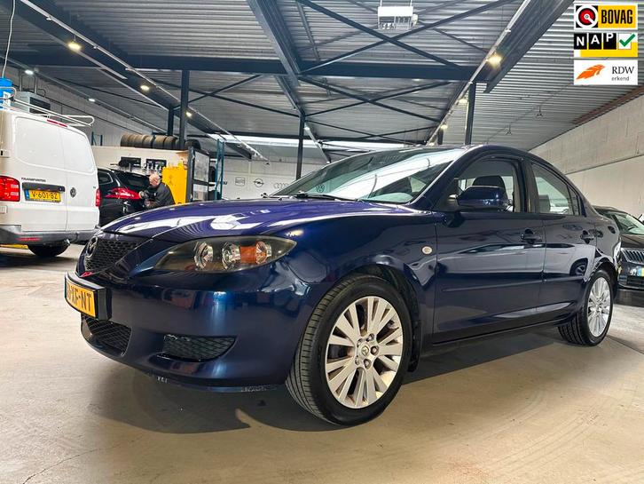 Mazda 3 1.6 Touring/Carplay/trekhaak/Airco/Apk nieuw bij afl, Auto's, Mazda, Bedrijf, Te koop, ABS, Achteruitrijcamera, Airbags