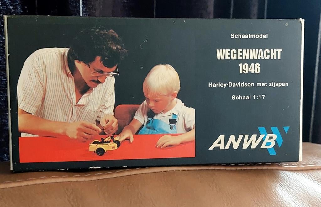 Zeldzaam Wegenwacht Harley Davidson bouwpakket jaren '70 IMC, Overige merken, Ophalen of Verzenden, Zo goed als nieuw, Groter dan 1:32