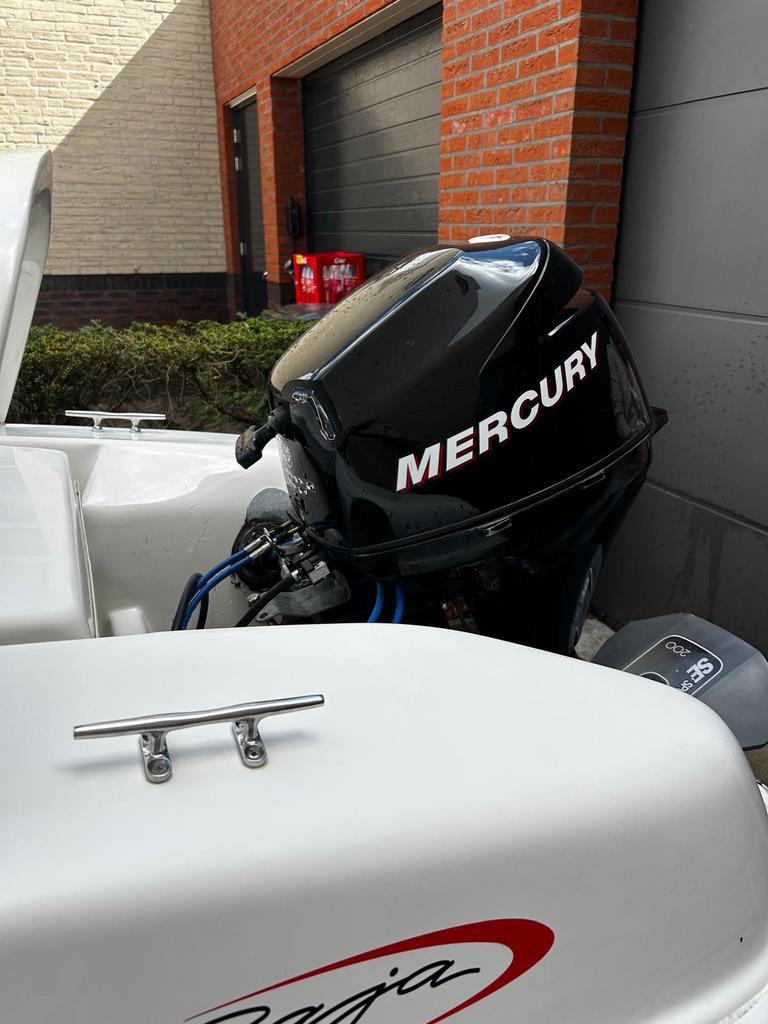 Mercury 10 pk buitenboord motor 4t, Watersport en Boten, Buiten- en Binnenboordmotoren, Ophalen, Zo goed als nieuw, Benzine, 5 tot 10 pk