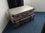 Brocante reiskoffers 2 stuks, Antiek en Kunst, Curiosa en Brocante, Ophalen