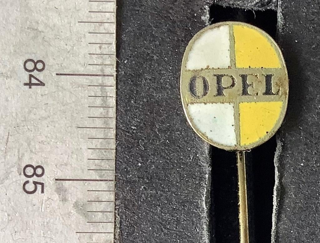 speld, Automobilia, Opel, emaille (B3, Verzenden, Gebruikt, Transport, Speldje of Pin