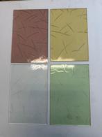 Glasplaatjes guss antiek, Hobby en Vrije tijd, Knutselen, Ophalen, Zo goed als nieuw, Materiaal