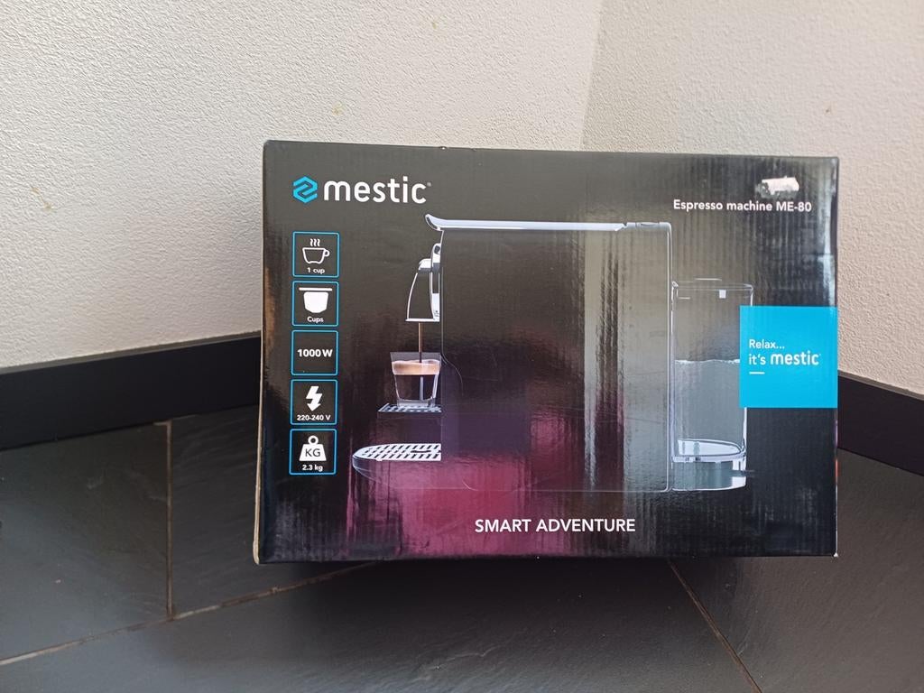 Mestic Espresso machine ME-80, Witgoed en Apparatuur, 1 kopje, Ophalen, Nieuw, Espresso apparaat