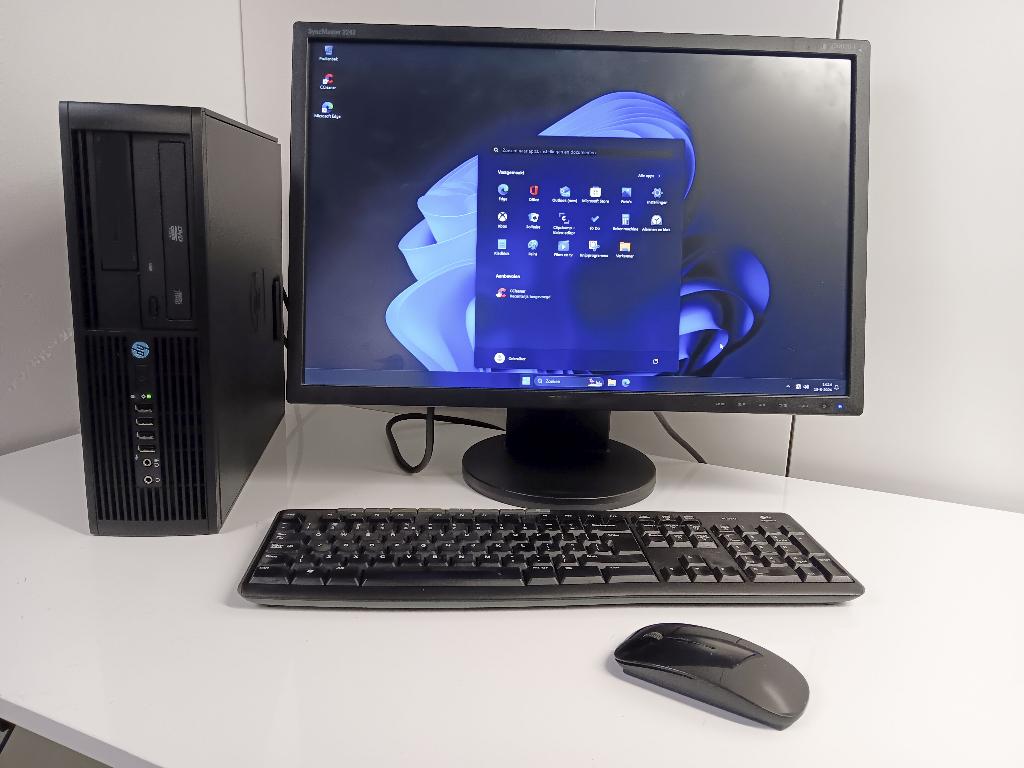 HP intel core i5 | SSD | Win11 | MS Office, Computers en Software, Desktop Pc's, Ophalen, Met monitor, Zo goed als nieuw, Intel Core i5