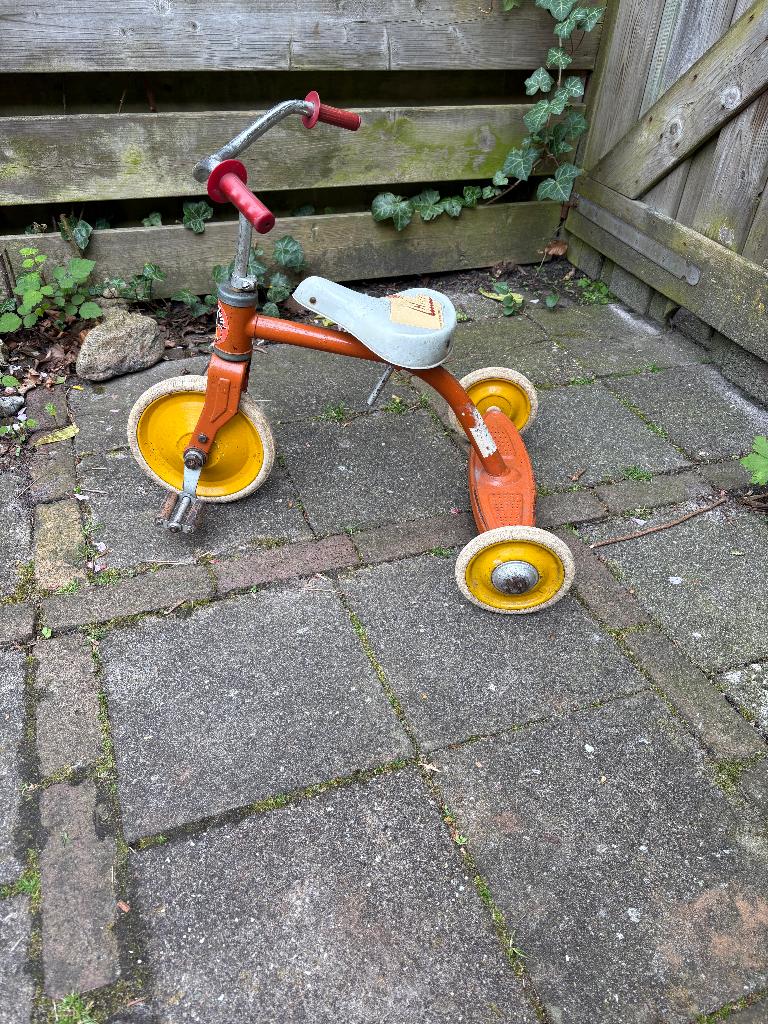 Vintage kinder driewieler, Ophalen, Gebruikt, Trapvoertuig