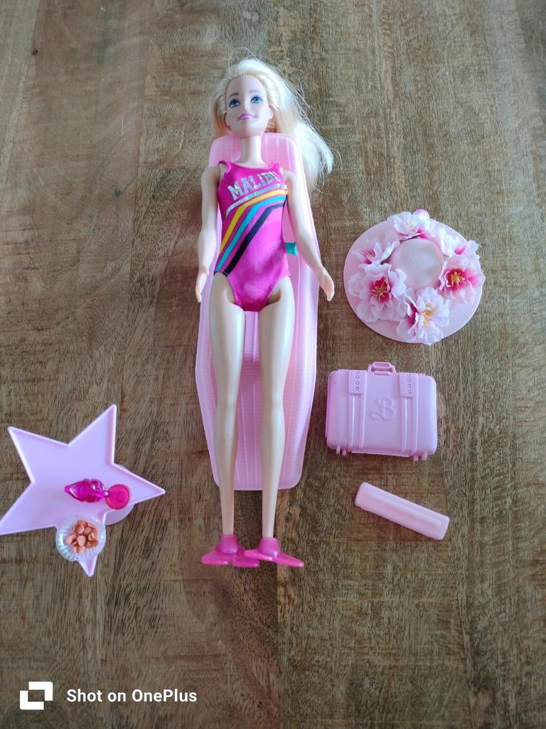 Barbie Malibu met accessoires, Ophalen of Verzenden
