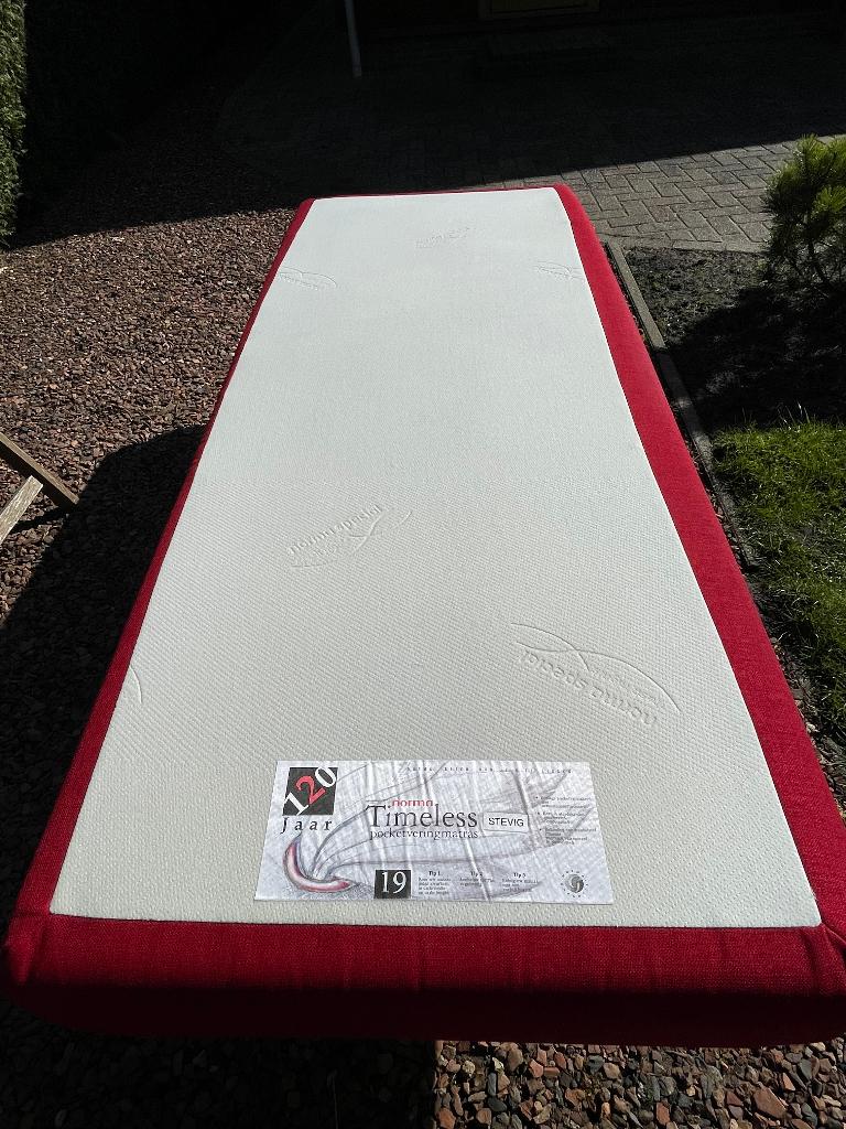 2 Boxspringmatrassen - Samen 160X200cm - In goede staat, Ophalen, Eenpersoons, Zo goed als nieuw, 80 cm