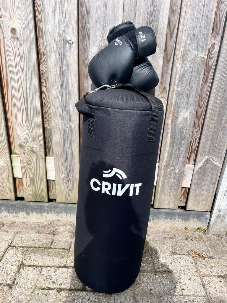 Boksbal met handschoenen - Crivit, Ophalen of Verzenden, Gebruikt, Boksbal
