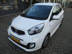 Kia Picanto 1.0 CVVT X-treme / LED / Leder / Climate / LMV-v, Auto's, Voorwielaandrijving, Euro 5, Zwart, 400 kg