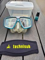 Duikmasker Technisub Look met neopreen band en box, Watersport en Boten, Duiken, Ophalen of Verzenden, Zo goed als nieuw, Duikbril of Snorkel