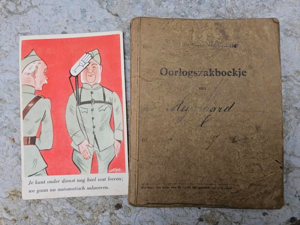 Oorlogs zakboekje 15RI, Ophalen of Verzenden, Landmacht, Nederland, Boek of Tijdschrift