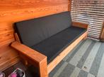 Loungebank met kussens, Ophalen of Verzenden, Gebruikt, Hout