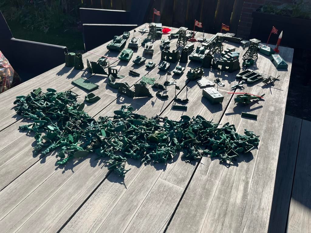 Leger poppetjes groen, Ophalen of Verzenden, Gebruikt