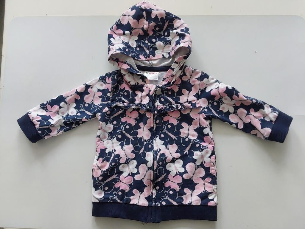 Hoodie Prenatal 🦋 maat 62 ( in nieuwstaat ), Kinderen en Baby's, Babykleding | Maat 62, Overige typen, Meisje, Ophalen of Verzenden