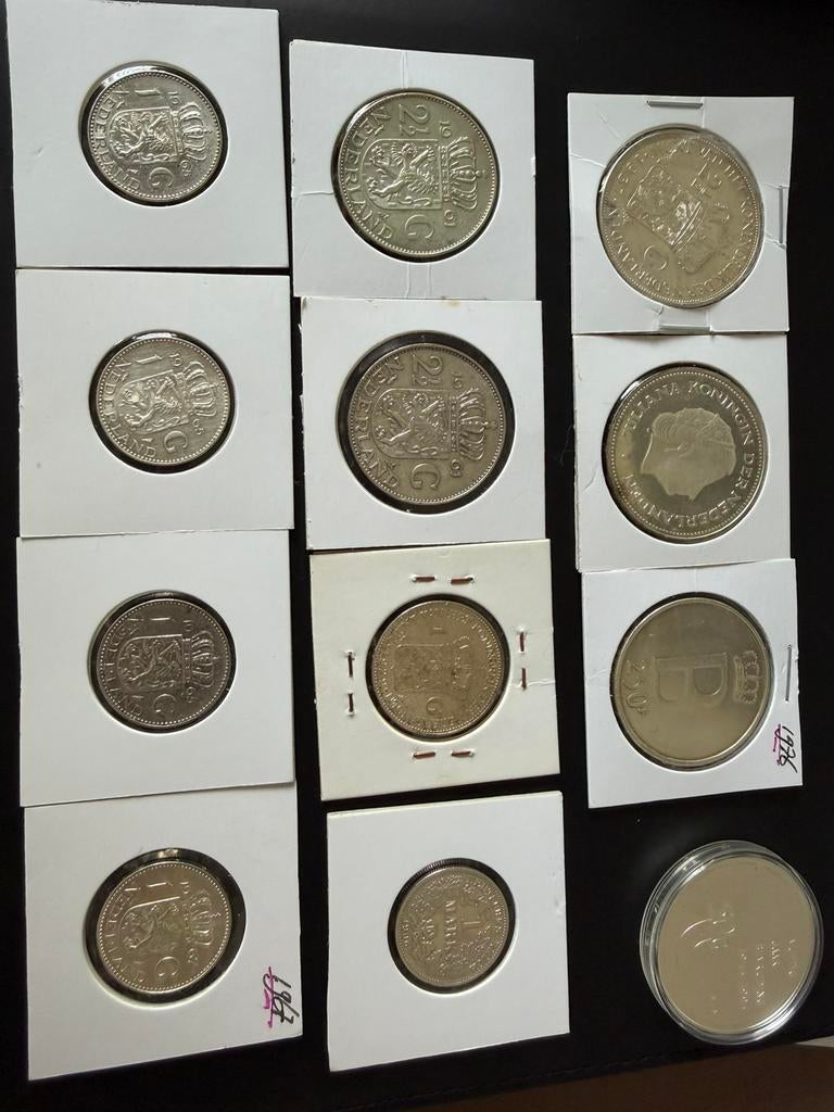 Leuk lotje zilver, Postzegels en Munten, Munten | Nederland, Ophalen of Verzenden, Koningin Wilhelmina, 50 gulden, Zilver