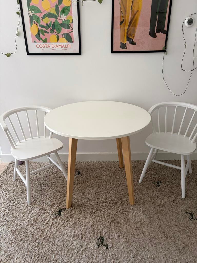 Westwing Stoelen Set (Scandinavisch Design), Huis en Inrichting, Stoelen, Ophalen, Gebruikt, Twee, Wit