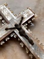 Antiek Pelgrim kruis Jerusalem 1890s, Ophalen of Verzenden, Gebruikt, Beeld(je)