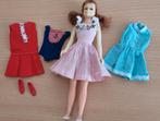 Barbie vintage Skooter met kleertjes, Verzamelen, Poppen, Ophalen of Verzenden, Gebruikt, Pop