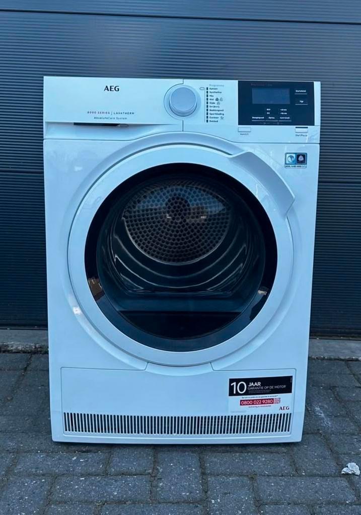 AEG Lavatherm 8000 Series 8KG A+++ Warmtepompdroger, Witgoed en Apparatuur, Wasdrogers, Zo goed als nieuw, Overige typen, Voorlader