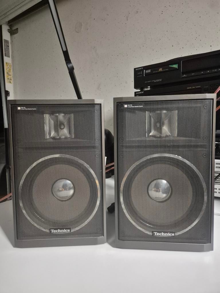 Vintage Technics SB-F5 linear phase speakers 80's, Overige merken, Gebruikt, Ophalen of Verzenden, Minder dan 60 watt