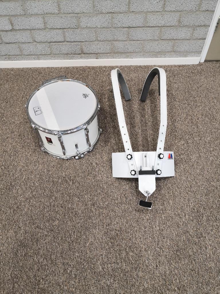 2x Snaredrum (Premier) 14 inch met Draagbeugel, Muziek en Instrumenten, Ophalen of Verzenden, Gebruikt, Trommel