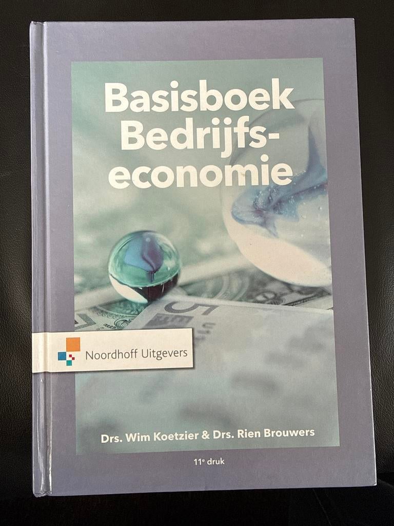 Basisboek Bedrijfseconomie - 11e druk, Boeken, Ophalen of Verzenden, Gamma, Gelezen, HBO