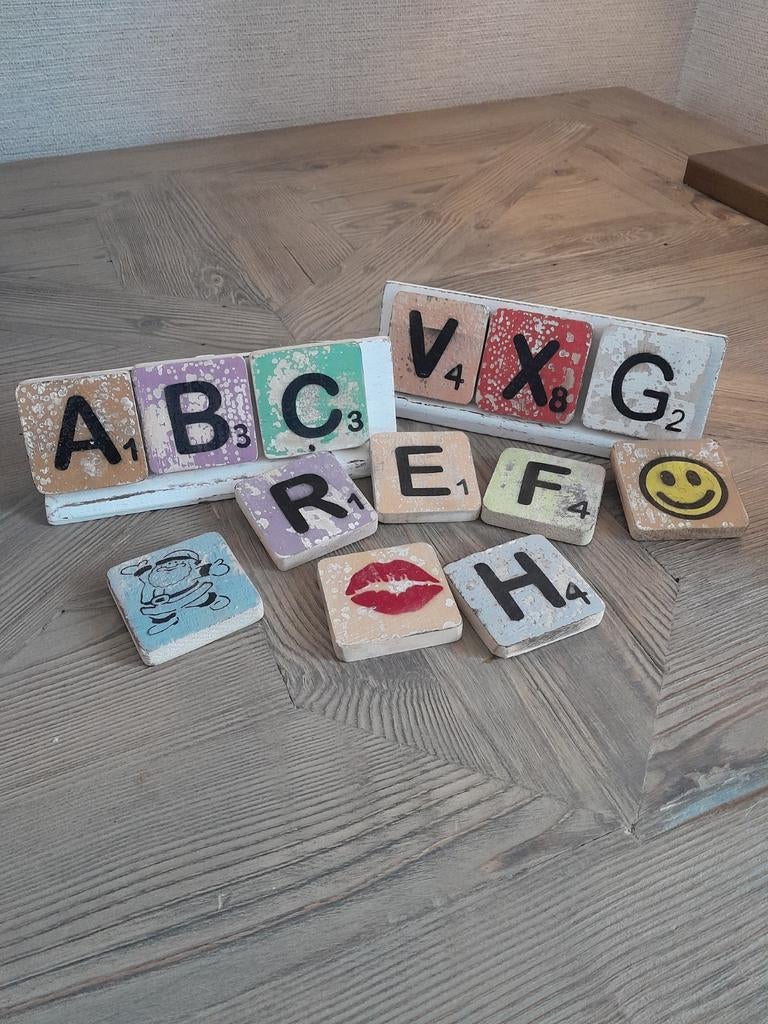 Houten bordjes, Ophalen, Houten stempel